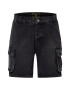 SikSilk Pantaloni eleganți negru denim - Pled.ro