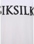 SikSilk Tricou negru / alb - Pled.ro