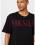 SikSilk Tricou roșu / negru - Pled.ro