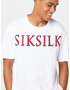 SikSilk Tricou roșu / negru / alb - Pled.ro