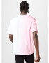 SikSilk Tricou roz / roz pastel / alb - Pled.ro