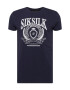 SikSilk Tricou 'Varsity' bleumarin / alb - Pled.ro