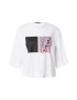 Sisley Tricou lila / roz / negru / alb - Pled.ro