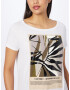 Sisley Tricou maro deschis / oliv / mov pastel / negru / alb - Pled.ro