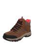 SKECHERS Pantofi cu șireturi sport 'Trego Base Camp' maro deschis / auriu - roz / portocaliu somon / negru - Pled.ro