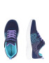 SKECHERS Sneaker bleumarin / turcoaz / mov lavandă / argintiu - Pled.ro