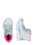 SKECHERS Sneaker 'Heart Lights' albastru / gri / roz / argintiu - Pled.ro