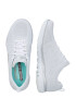 SKECHERS Sneaker low argintiu / alb murdar - Pled.ro