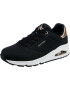 SKECHERS Sneaker low auriu / negru - Pled.ro