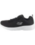 SKECHERS Sneaker low 'Dynamight' negru / argintiu / alb - Pled.ro