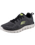 SKECHERS Sneaker low 'Track' gri metalic / verde neon - Pled.ro