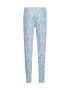 Skiny Pantaloni de pijama albastru deschis / portocaliu somon / alb murdar - Pled.ro