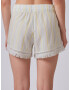 Skiny Pantaloni de pijama 'Festival Vibe' albastru fumuriu / galben pastel / alb - Pled.ro