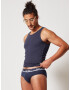 Skiny Slip bleumarin / alb - Pled.ro