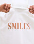 Smiles Tricou 'Kalle' nisipiu / alb perlat - Pled.ro