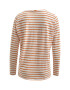 Smith&Soul Tricou bronz / alb - Pled.ro