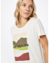 Smith&Soul Tricou 'MORE LOVE' bej / gri metalic / verde deschis / roșu ruginiu / alb - Pled.ro