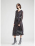 SOAKED IN LUXURY Rochie 'Jeremina' albastru / maro deschis / negru / alb murdar - Pled.ro