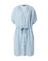 SOAKED IN LUXURY Rochie tip bluză 'Rowe' albastru denim - Pled.ro