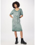 Soccx Rochie gri argintiu / verde smarald / verde pin / verde pastel - Pled.ro