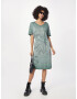 Soccx Rochie gri argintiu / verde smarald / verde pin / verde pastel - Pled.ro