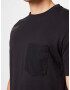 !Solid Tricou gri deschis / negru - Pled.ro