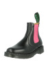 Solovair Ghete chelsea 'Pink & Black Dealer' roz / negru - Pled.ro