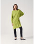 Someday Rochie tricotat 'Quippa' verde stuf - Pled.ro