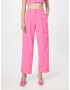 SOMETHINGNEW Pantaloni cu buzunare 'JANE' roz - Pled.ro