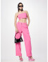 SOMETHINGNEW Pantaloni cu buzunare 'JANE' roz - Pled.ro