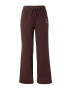 South Beach Pantaloni sport ciocolatiu / alb - Pled.ro