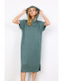 Soyaconcept Rochie 'BANU' verde smarald / verde amestecat - Pled.ro