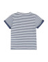 STACCATO Tricou albastru porumbel / alb - Pled.ro