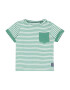 STACCATO Tricou verde / alb - Pled.ro