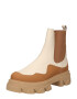 STEVE MADDEN Ghete chelsea 'MERILYN' crem / maro deschis - Pled.ro