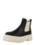 STEVE MADDEN Ghete chelsea 'VEERLY' crem / negru - Pled.ro