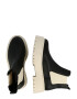 STEVE MADDEN Ghete chelsea 'VEERLY' crem / negru - Pled.ro