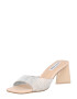 STEVE MADDEN Saboți 'Marseille' bej / argintiu / transparent - Pled.ro