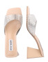 STEVE MADDEN Saboți 'Marseille' bej / argintiu / transparent - Pled.ro