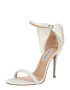 STEVE MADDEN Sandale cu baretă 'BELLAROSA' crem / argintiu / alb perlat - Pled.ro