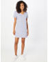 Stitch and Soul Rochie albastru fumuriu / alb - Pled.ro