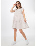 Stitch and Soul Rochie rosé / alb murdar - Pled.ro