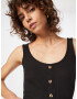 Stitch and Soul Top negru - Pled.ro