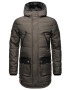 STONE HARBOUR Parka de iarnă 'Tahaa' gri fumuriu / negru - Pled.ro