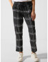 STREET ONE Pantaloni negru / alb - Pled.ro