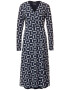 STREET ONE Rochie bleumarin / alb - Pled.ro