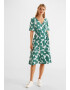 STREET ONE Rochie verde / alb - Pled.ro