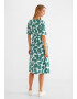 STREET ONE Rochie verde / alb - Pled.ro