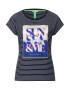 STREET ONE Tricou indigo / albastru noapte / alb - Pled.ro