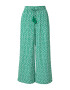 Sublevel Pantaloni verde petrol / alb - Pled.ro